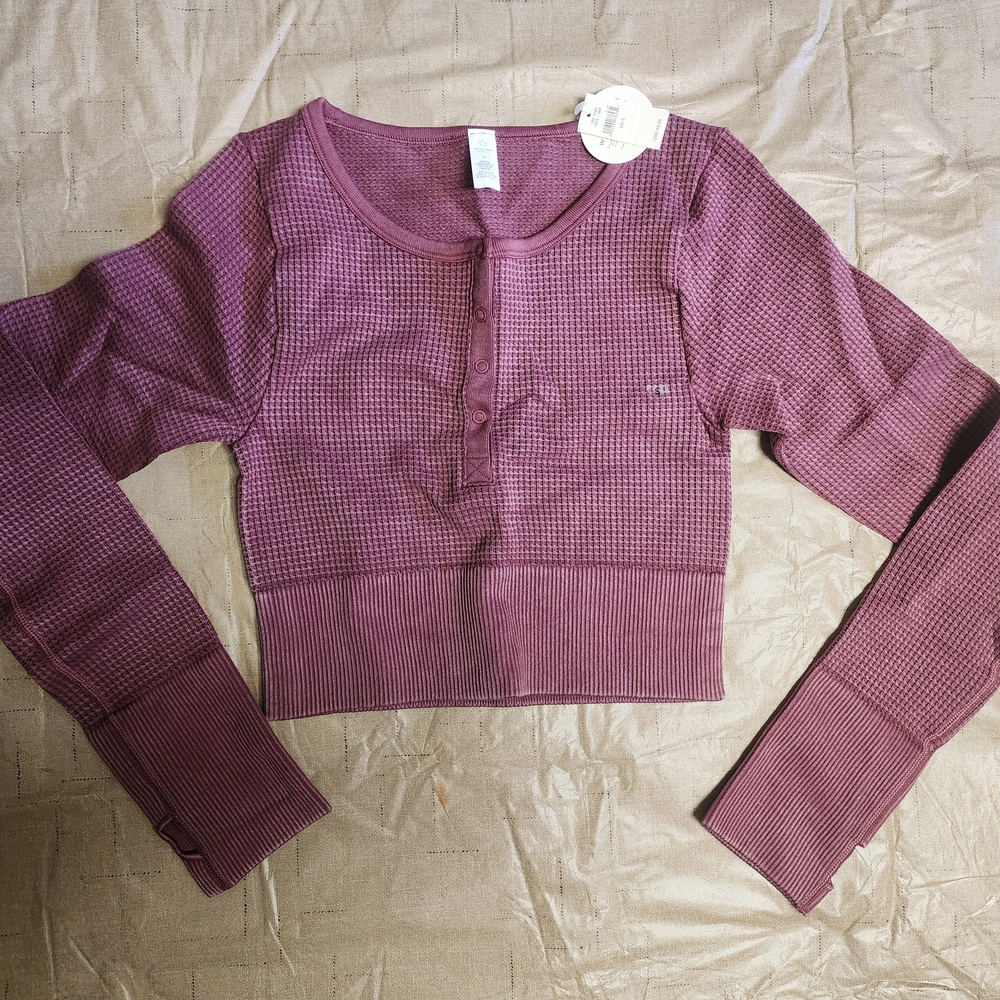 Women's Purple Long Sleeve Top